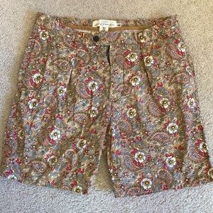 H&M Mens paisley print shorts